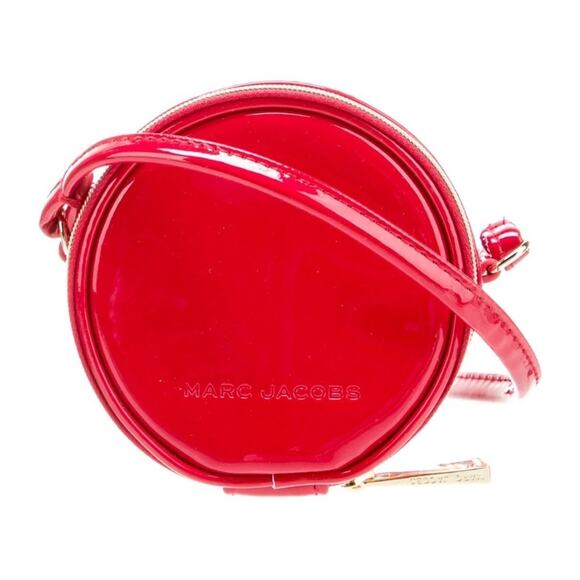 β¨π Marc Jacobs Red Patent Leather Red Crossbody & Make Up Bundle Set; New! πβ¨ - Picture 2 of 11